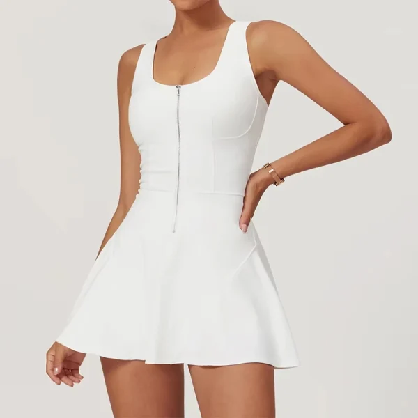 Sports Short Skirt Set Fitness Sportswear Running Suit Golf Tennis Workout Clothes