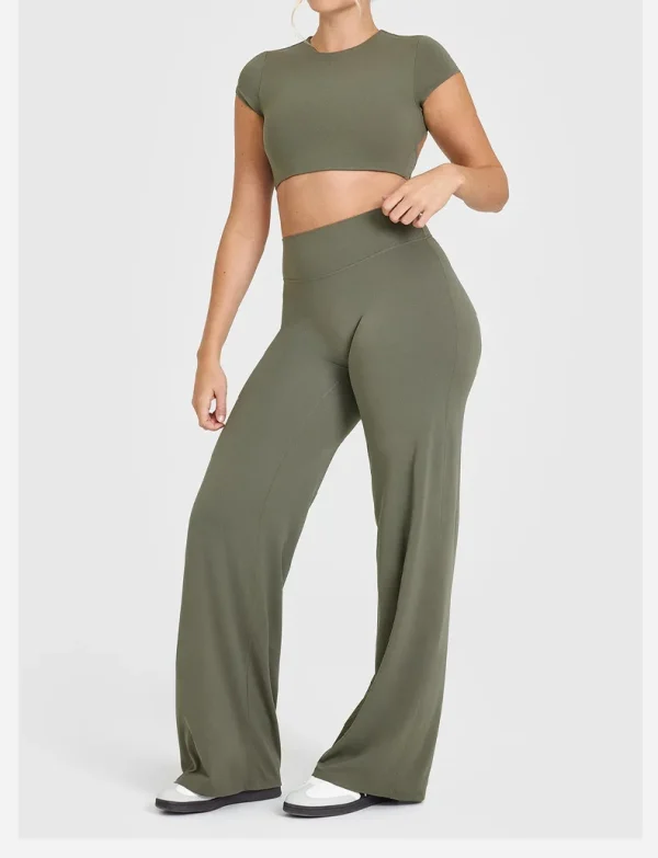 Casual Sports Fitness Straight-leg Soft Breathable Sports Pants